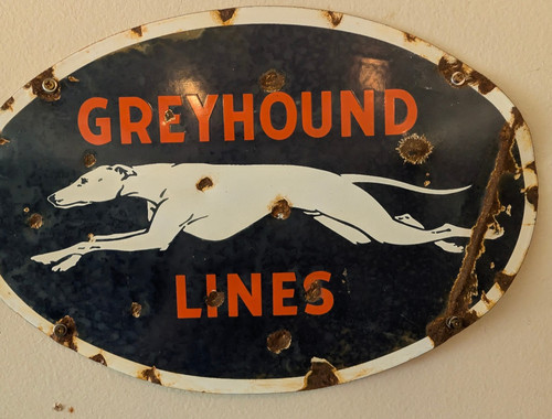 Insegna autobus greyhound - autobus,
