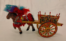 Carro Carretto Carrozza Siciliano Souvenir Vintage Legno wood carriage toy