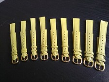 Lotto cinturini orologio 9 pezzi mis. 12/14/16 vintage lady fondo di magazzino