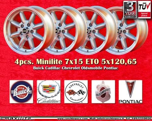 Cerchi minilite 7x15 - 4,