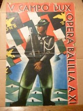 V CAMPO DUX OPERA BALILLA A. XI illustrato A. Canevari Fascismo raro 1933