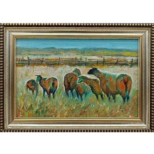 Dipinto olio natura estiva