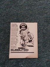 Sk138 Ephemera 1961 Advert Subbuteo Table Cricket 