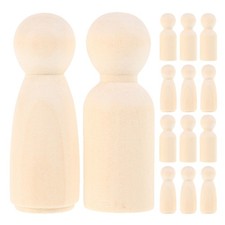  20 Pcs Bambola Di Legno Per Bambini Figure Persone Bambole Burattino