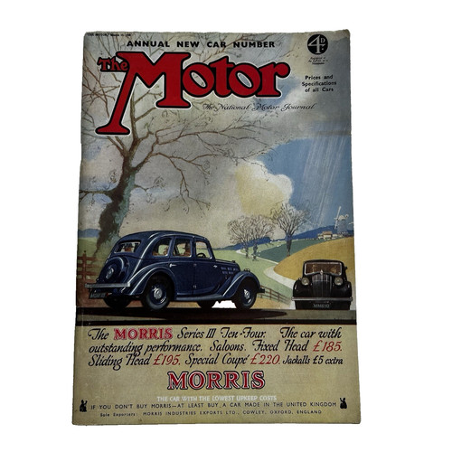 Antique vintage motor - motor, magazine