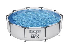 Bestway Steel Pro MAX Piscina Fuori Terra Rotonda 3 metri con pompa e filtro 