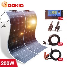 Dokio 200w Semi-flessibile Monocristallino Kit pannello solare Per Home/RV/Barca