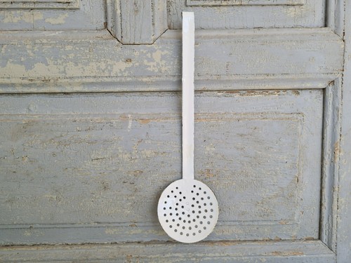 A1500 vecchio mestolo - , smaltato