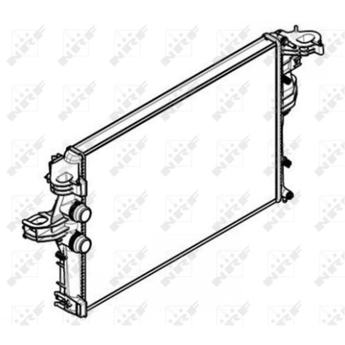 Radiatore motore nrf per iveco - radiatore,