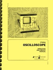 Oscilloscopio HP 1740A MANUALE