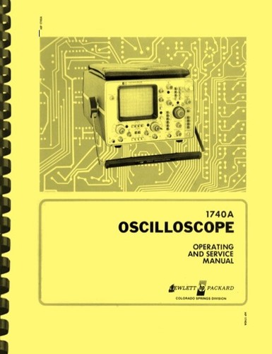 Oscilloscopio 1740a manuale - oscilloscopio, hp