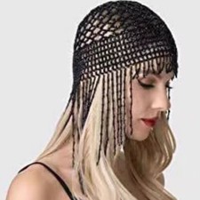 Cappello Da Sposa Con Frange