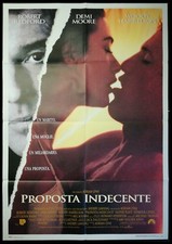 PROPOSTA INDECENTE Locandina Film Originale 39x55" 2Sh Italiano DEMI MOORE REDFORD