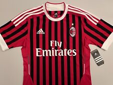 Maglia Gara Calcio Adidas AC Milan 2011-2012 BNWT
