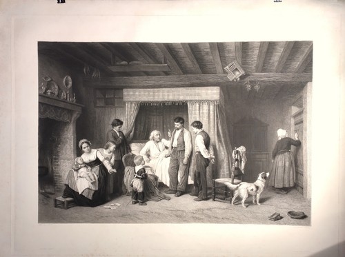 Stampa antica dell anno - stampa, dell'anno