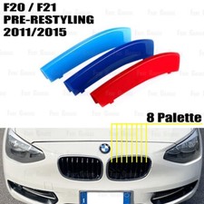 BMW Serie 1 F20 / F21 2011/2015 3x Cover Strisce Griglia M Style Msport Plastica