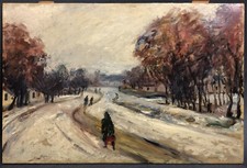 Dipinto ad olio espressionista