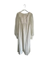 Abito vintage bianco manica