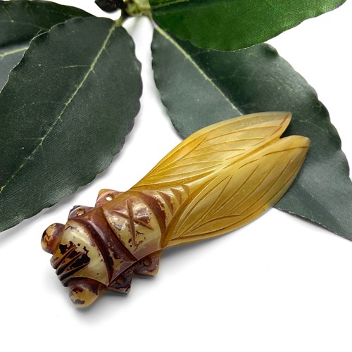 Spilla corno liberty cicale - spilla,