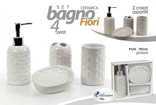 Set accessori bagno - set,