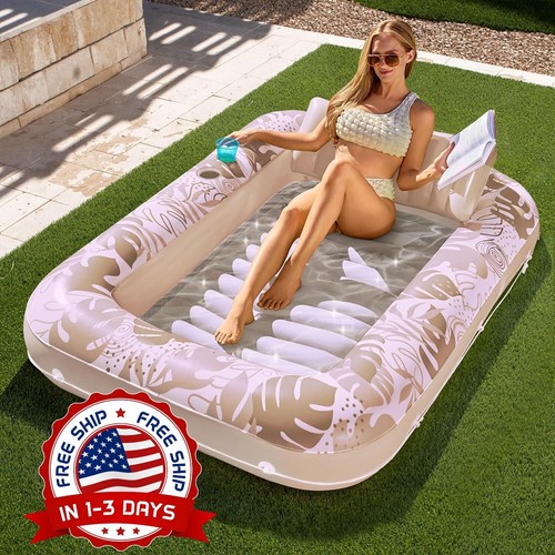 Tumbona flotador inflable - tumbona, de