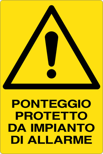 Italy cartello ponteggio - m-italy,