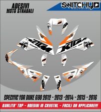 KIT ADESIVI GRAFICHE "SKULLZ WHITE" x KTM DUKE 690 2012-2016 DECALS DEKOR