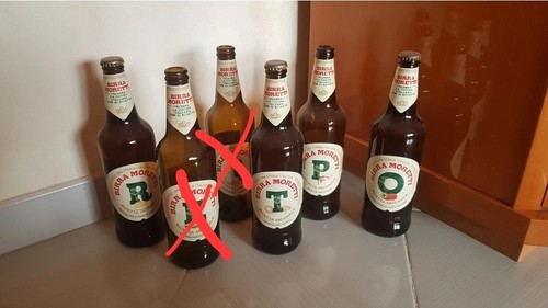 Lotto bottiglie birra moretti - lotto,