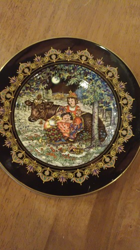 Piatto russo decorato - piatto,