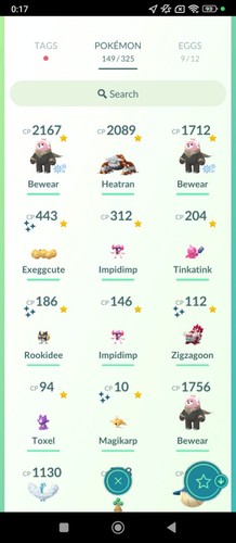 Shiny exeggcute magikarp - shiny, exeggcute,