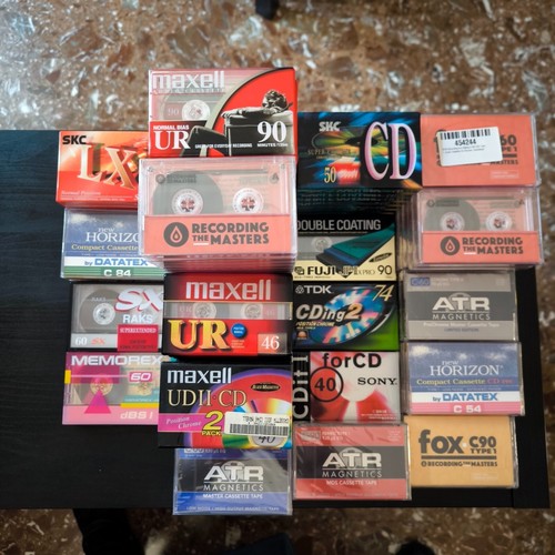 Audiocassette vergini nuove - vergini,