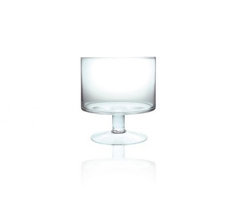 Vaso vetro footed - vetro,