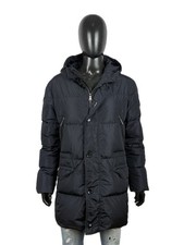 Peuterey Parka Blu con Cappuccio Giubbotto Imbottito Uomo Taglia XL