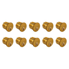 10 cilindri in ottone per