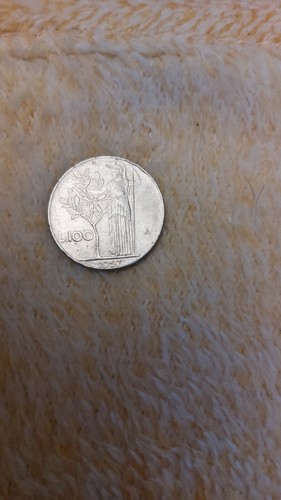 Moneta 100 lire del - del, 1957