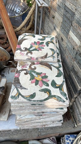 Antiche mattonelle pezzi - mattonelle, 24