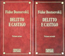 DELITTO E CASTIGO - DOSTOEVSKIJ - FAM. CRIST. 1992 - 2 VOLUMI - OUTLET DEL LIBRO