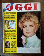 MINA WALTER CHIARI Rivista OGGI N.17 Del 1974 RARE MAGAZINE Leggere Descrizione 