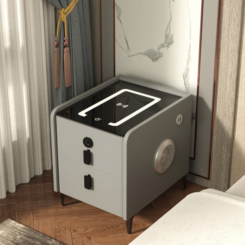 Comodino elegante grigio