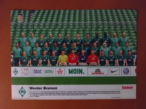 Werder bremen mannschaftsfoto - werder, bremen,