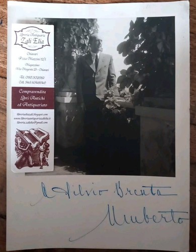 Fotografia autografa umberto - autografa,