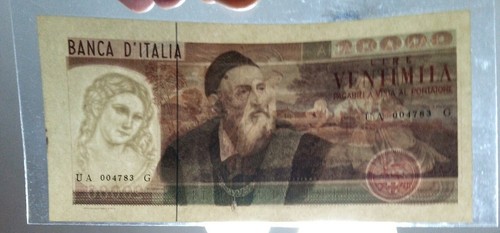 000 lire tiziano decr - tiziano,