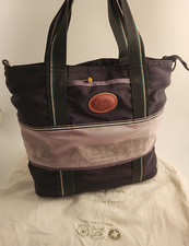 BORSA DONNA LA MARTINA BEIGE MARRONE BEIGE IN NYLON SHOPPING BAG GRANDE A SPALLA