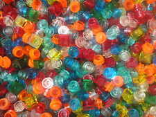 Vrac de 100 pieces LEGO fluo transparentes / city space star wars harry potter..