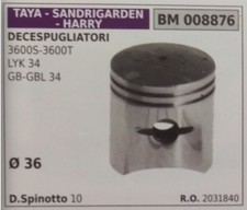 2031840 PISTONE DECESPUGLIATORE TAYA SANDRIGARDEN HARRY 3600 S T LYK 34 Ø36