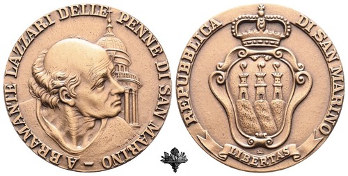 1969 san marino medaglia 525 - medaglia, 525°