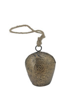 Metal Owl Bell Rope Christmas