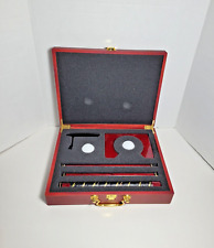 putter golf 7 pz. Set Valigetta da Viaggio in Legno di Ciliegio Valigetta Ufficio Putt Putt