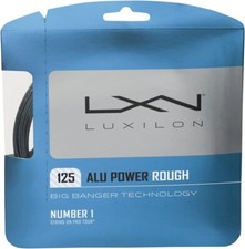 Luxilon corda racchetta da tennis 125 alluminio Power Rough - set 17 1,25 mm - 12,2 m