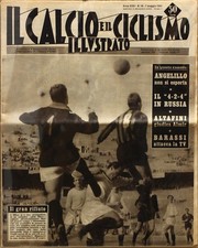 IL CALCIO E IL CICLISMO ILLUSTRATO N. 18 1961 MILAN-BARI 1-3 VINTAGE FOOTBALL